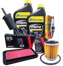Kit Revisão para Yamaha Fazer 250 2018 A 2023 Troca de Óleo Filtros e Vela Ngk