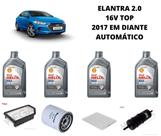 Kit revisão troca de oleo elantra 2.0 16v top 2017 em diante