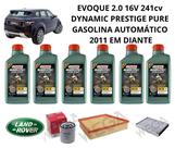 Kit revisao troca de oleo evoque 2.0 16v 2011 em diante