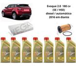 Kit revisao troca de oleo evoque 2.0 diesel 2016 em diante