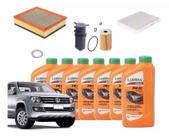 Kit Revisão Troca De Óleo Filtros Amarok 2.0 Tdi 2011 2012 2013 2014