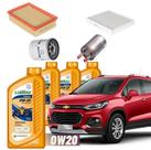 Kit Revisão Troca De Óleo Filtros Tracker 1.4 2018 2019 2020