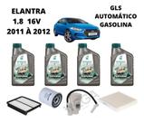 Kit revisao troca de oleo hyundai elantra 1.8 11/12 selenia
