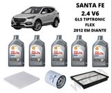 Kit revisão troca de oleo hyundai santa fe 2.4 12 em diante