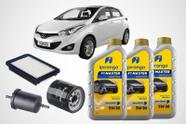Kit Revisão Troca de Óleo Ipiranga E Filtros Hyndai HB20 E HB20s 1.0 de 2012 A 2022