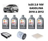 Kit revisão troca de oleo ix35 2.0 gas. 2010 à 2012 shell