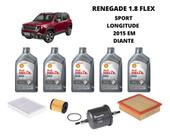 Kit revisão troca de oleo jeep renegade 1.8 flex Kit revisão troca de oleo jeep renegade 1.8 flex