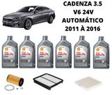 Kit revisão troca de oleo kia cadenza 3.5 v6 2011 à 2016