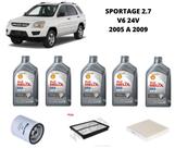 KIT REVISÃO TROCA DE OLEO KIA SPORTAGE 2.7 2005 a 2009