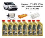 Kit revisao troca de oleo land rover discovery iv 5.0 v8