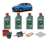 Kit revisão troca de oleo toyota yaris 1.5 castrol