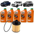 KIT Revisao Troca Oleo 5w30 Renegade Toro Compass 2.0 Diesel