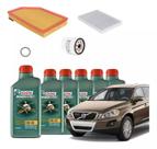 Kit Revisão Troca Óleo Filtros Volvo S60 Xc60 T5 2011 2012 2013