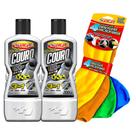 Kit Revitalizador Couro Limpa Hidrata Protege Microfibra Kit Revitalizador Couro Limpa Hidrata Protege Microfibra