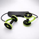 Kit Revoflex Xtreme com Roda Abdominal e Elástico para Exercícios