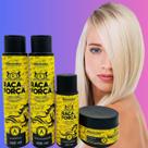 Kit Rhenuks Raça e Força Tratamento Capilar 4 Itens Shampoo 400ml Cond. 400ml