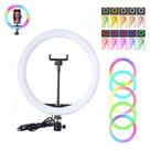 Kit ring celular profissional 26cm 10 polegadas maque maquiagem youtuber fotos selfie usb - Gimp