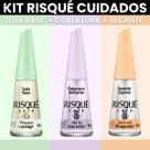 Kit Risque Cuidados Seda Base Extra Brilho Secante Express
