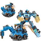 Kit Robô Escavadeira Transformável 424 Peças Montagem Fácil Entrega Ágil