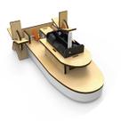 Kit Robótica Educacional STEM Montagem Barco MDF Kit Robótica Educacional STEM Montagem Barco MDF