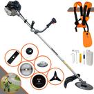 Kit Roçadeira 6 Em 1 Anmax CG430-B À Gasolina 43cc 1,7HP de Potência 12.000rpm Com Carretel Nylon + Faca 2 Pontas + Faca 3 Pontas + Faca 40 Dentes + Faca 80 Dentes + Escova de Aço Kit Roçadeira 6 Em 1 Anmax CG430-B À Gasolina 43cc 1,7HP de Potência 12.000rpm Com Carretel Nylon + Faca 2 Pontas + Faca 3 Pontas + Faca 40 Dentes + Faca 80 Dentes + Escova de Aço