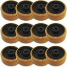 Kit Roda 312 Ferro c/ Poliuretano para Rodízio 170kg 12un