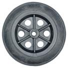 Kit Roda 6" X 3/8" Borracha 5 Unidades - GS CAR