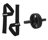 kit Roda Abdominal + Strap Para treino Academia Exercício Funcional