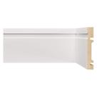 Kit Rodapé de MDF 10cmX15mmX2,40m 10 Barras com Friso 1002