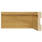 Kit Rodapé de MDF 10cmX15mmX2,40m 10 Barras com Friso 1002