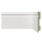Kit Rodapé de MDF 5 Barras Frisadas de 12CMX2,40m Rende 12m Branco Kit Rodapé de MDF 5 Barras Frisadas de 12CMX2,40m Rende 12m Branco