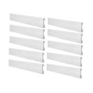 Kit Rodapé de Poliestireno 10 Barras Frisadas de 7cmX2,44m Rende 24,4 Metros Fb7 Gart
