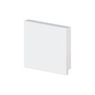 Kit Rodapé de Poliestireno Arquitech 50007 Liso 7cm 2,40m Branco com 16 Barras