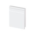 Kit Rodapé de Poliestireno Arquitech 51010 Frisado 10cm 2,40m Branco com 10 Barras Kit Rodapé de Poliestireno Arquitech 51010 Frisado 10cm 2,40m Branco com 10 Barras