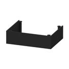 Kit Rodapé Para Paneleiro-torre Quente 62cm Veneza Com Pés Multimóveis Mp3730 Preto
