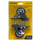 Kit rodízio 2 c/ freio rolamento bom2757 bomvink