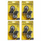 Kit Rodizio 2" Parafuso Giratorio C/ Rolamento 02 Pc BOM-2755 4 Un - BOMVINK