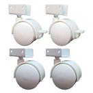 Kit Rodízio Rb40 Branco - Bigfer