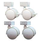 Kit Rodízio RB40 Branco - Bigfer