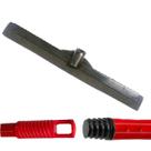 Kit RODO Borracha Dupla EVA 30cm + Cabo de Vassoura Rodo 120cm Condor Metálico Plastificado Alça Para Pendurar
