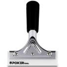 Kit Rodo Rodinho de Metal e Borracha Silicone Branca Aplicação Insulfilm Envelopamento Poker Tool