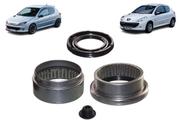 Kit Rolamento Eixo Traseiro Peugeot 206/207 1.6 16v (50mm)