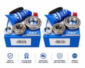 Kit Rolamento SKF Traseiro Para 2 Rodas Original Gol Saveiro Fox Completo