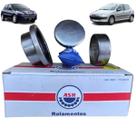Kit rolamento suspensao traseira peugeot 206 eixo 47mm tampa