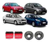 Kit Rolamento Traseiro Renault Logan Fluence Sandero Twingo Clio Kwid Citroën Xsara ZX C3 Peugeot 106 205 306 com 2 unidades
