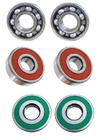 Kit Rolamento Virabrequim Transmissão Cbx 200 Strada 6207 6202 6004 6204
