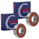 Kit rolamentos nachi roda traseira xj6 6303