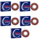 Kit Rolamentos Roda Dianteira E Traseira Titan 150-160