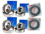 Kit Rolamentos SKF Roda Dianteira Kombi Desde 1982 Com Retentor SABÓ para 2 Rodas Dianteiras