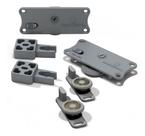 Kit Roldanas Ro 47 Para Porta De Correr Guarda Roupa Rometal